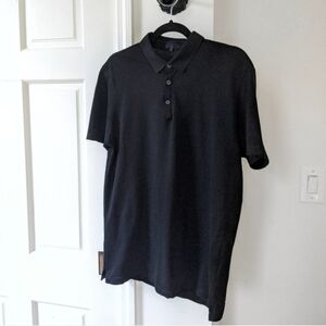 Lanvin Slim Cotton Pique Polo